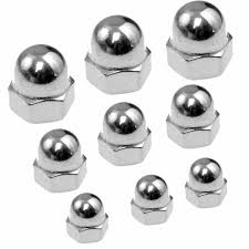 SS Hex Domed Nut:M18 - DIN 1587/A2