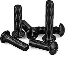 HT Allen Hex Socket Button Head Screw:M5 x 16 - ISO 7380/12.9/Black/Full Thread