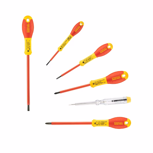 STANLEY Screwdriver Set:FatMax Insulated (1000V) / 6pc