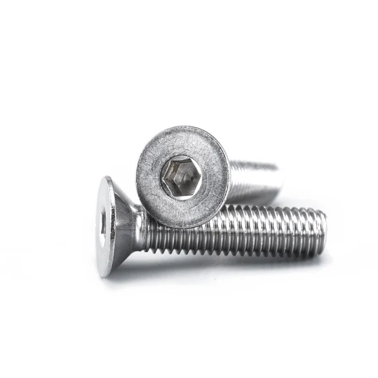 SS Slotted CSK Machine Screw:M8 x 50mm - DIN 963/A2