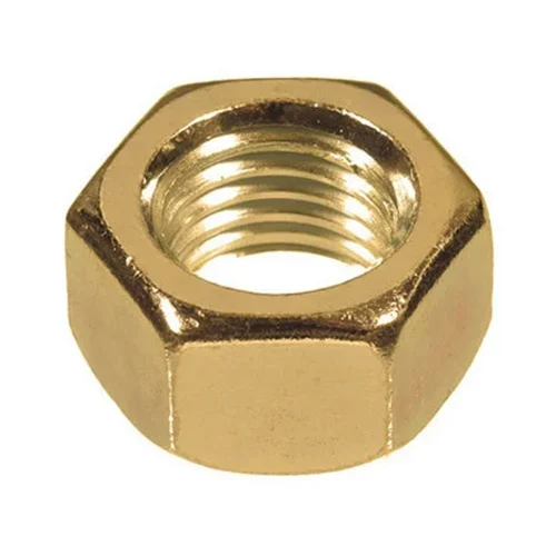 Brass Hex Nut:1/4"UNC - B18.2.2/Brass