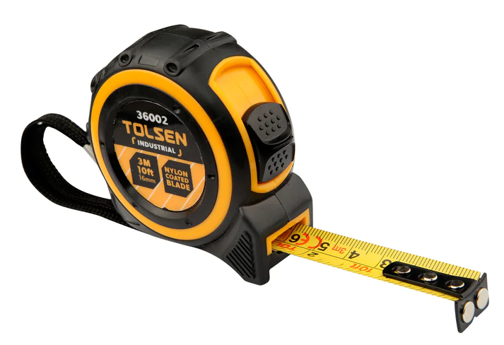 TOLSEN Tape Measure:3m/10'/16mm (5/8")