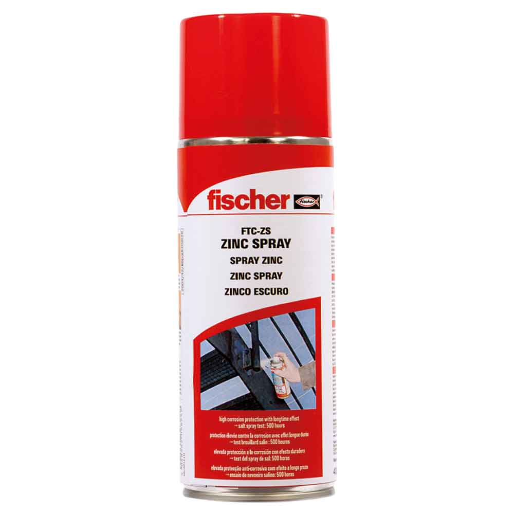 FISCHER Zinc Spray:FTC-ZS Zinc Spray Bright 400ml