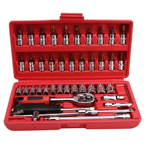 PROCRAFT Socket Spanner Set:Metric 1/2" dr 10 to 32 (19pcs + 5pcs Acc)