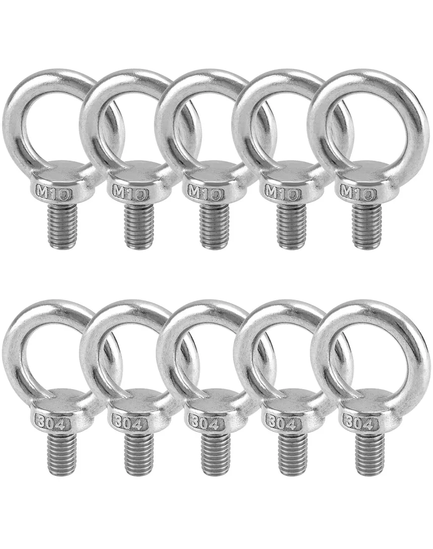 Lifting Eye Bolt:M10 x 45 - DIN 580/A2