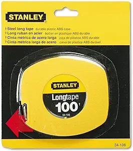 STANLEY Long Tapes:POLYMER Blade - 30M/100' x 3/8"