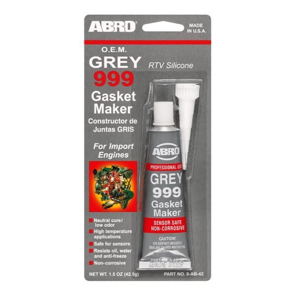 ABRO Silicone Tube:85g - RTV Grey 999