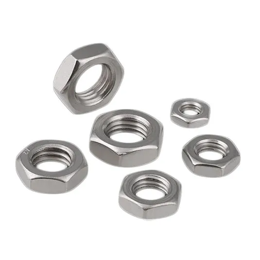 SS Hex Nut:1/4"UNC - DIN 934/A2