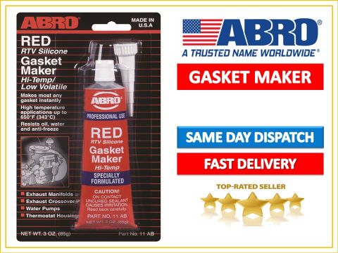 ABRO Silicone Tube:85g - RTV Red
