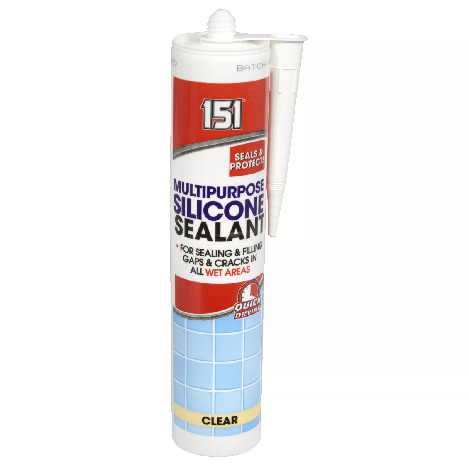 Silicone Sealant:Cartridge - Clear - 280ml