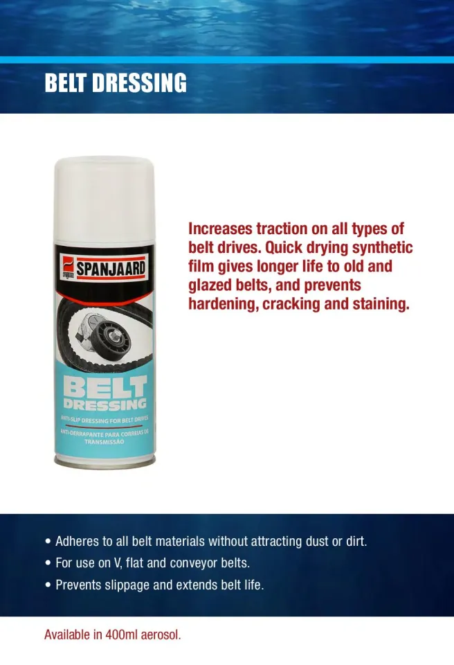 SPANJAARD Belt Dressing Spray:BDS 400ml