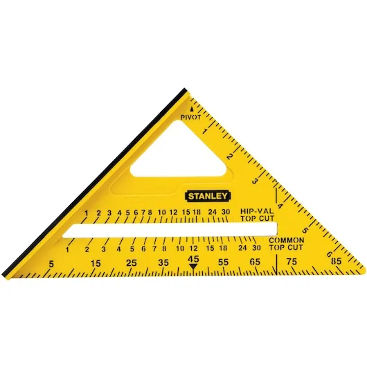 STANLEY Try Square:Plastic Handle - 8" L/D