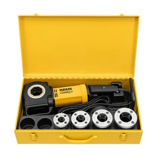 REMS Amigo Electric Die Stock Machine:Set 1/2" - 3/4" - 1" - 1 1/4"
