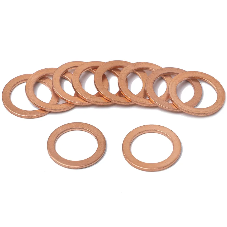 Copper Washer:10mm x 14mm x 1.5mm - DIN 7603A