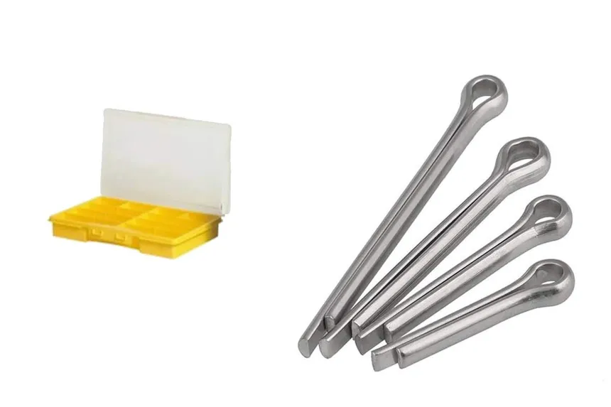 Cotter Split Pin:5/32" x 2" - DIN 94/Steel/ZPL