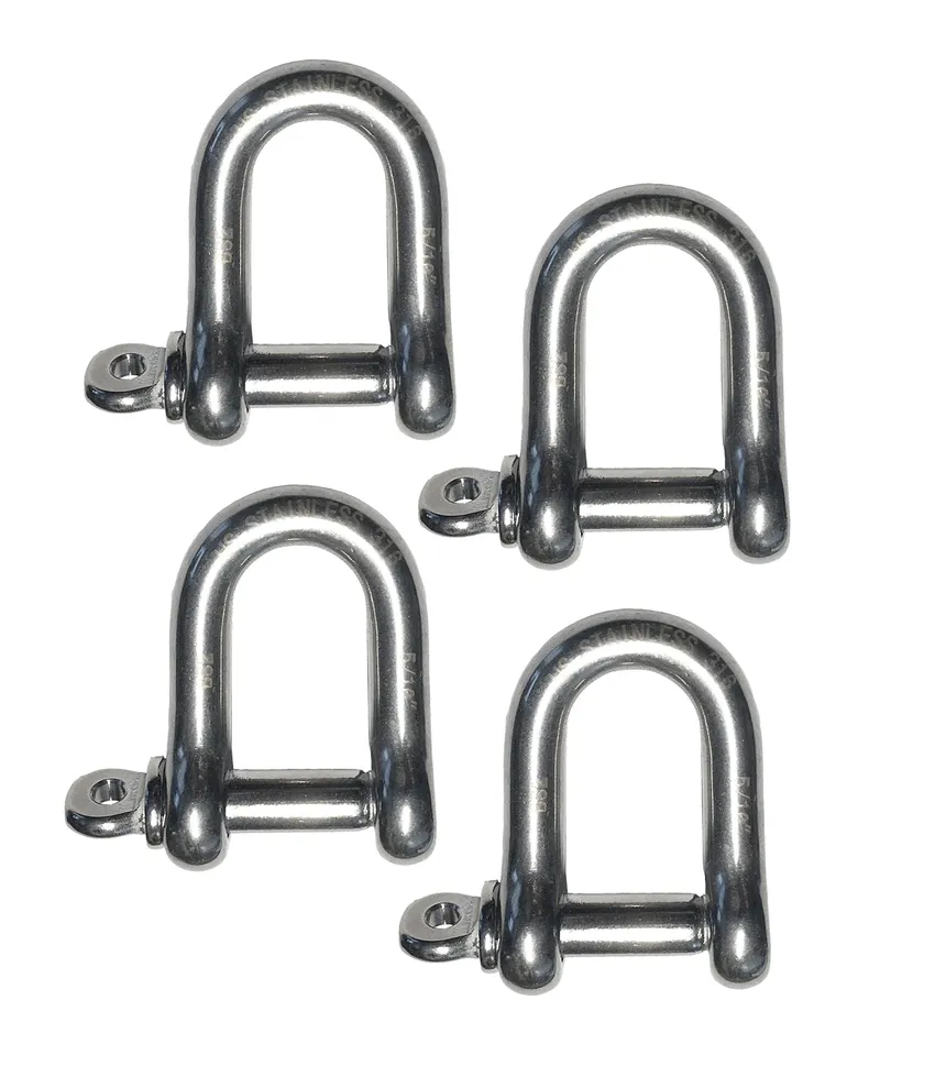 HT EPG Straight D-Shackle:20mm - DIN 9076/8.8/ZIPL