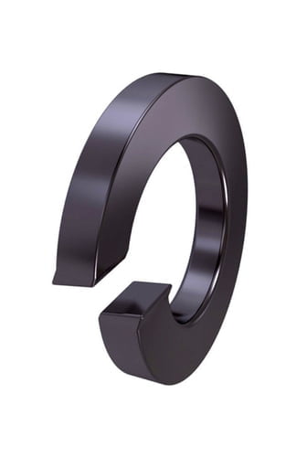 HT Spring Lock Washer (Type B):4.1 - DIN 127/8.8/Black
