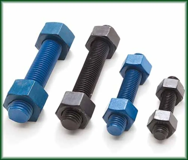 HT Stud Bolt:M10 x 1.25 x 1.25 x 52mm - DIN 6379/8.8/EPG