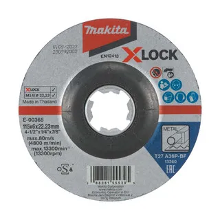 MAKITA Metal / S.S. Cutting Disc:115mm x 1.0mm x 22.23mm (4 1/2")