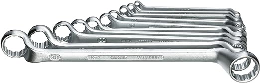 PROCRAFT Double End Ring Spanner Set:6x7 to 30x32mm (12pcs)
