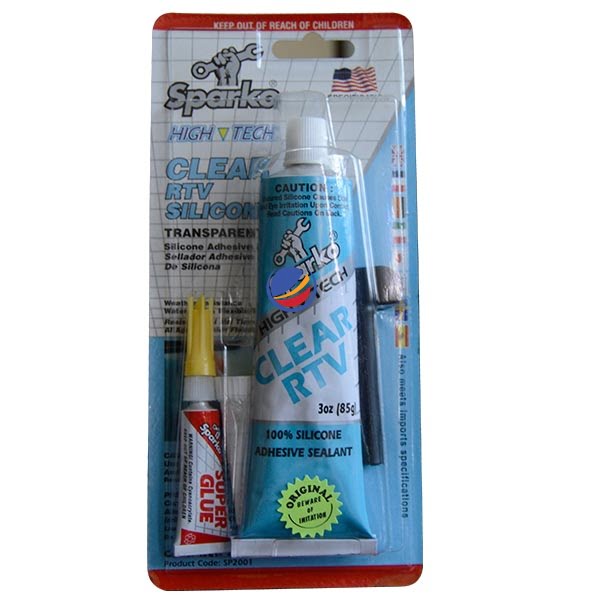 SPARKO Silicone Tube:85g - RTV Clear