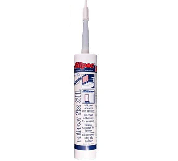 Mirror Silicone Sealant - Cartridge:Transparent - 300ml