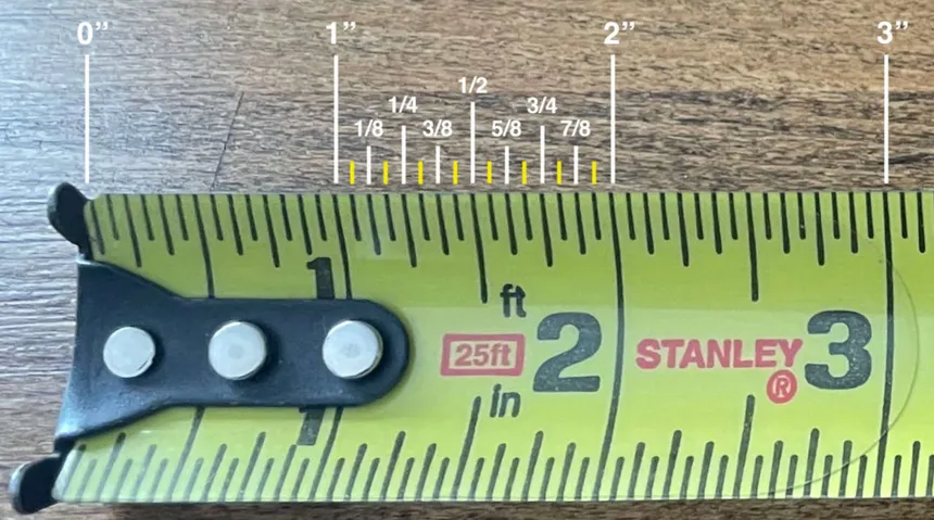 STANLEY Tylon Tape Measure:08M/26' x 25mm (1")