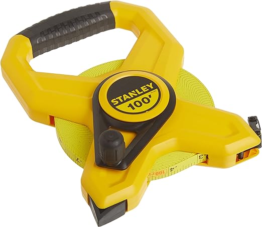 STANLEY Tape Measure:Fiber Glass 50m/164'/13mm (1/2")