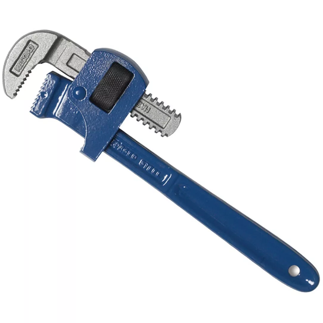 Pipe Wrench:10" - Metal Handle